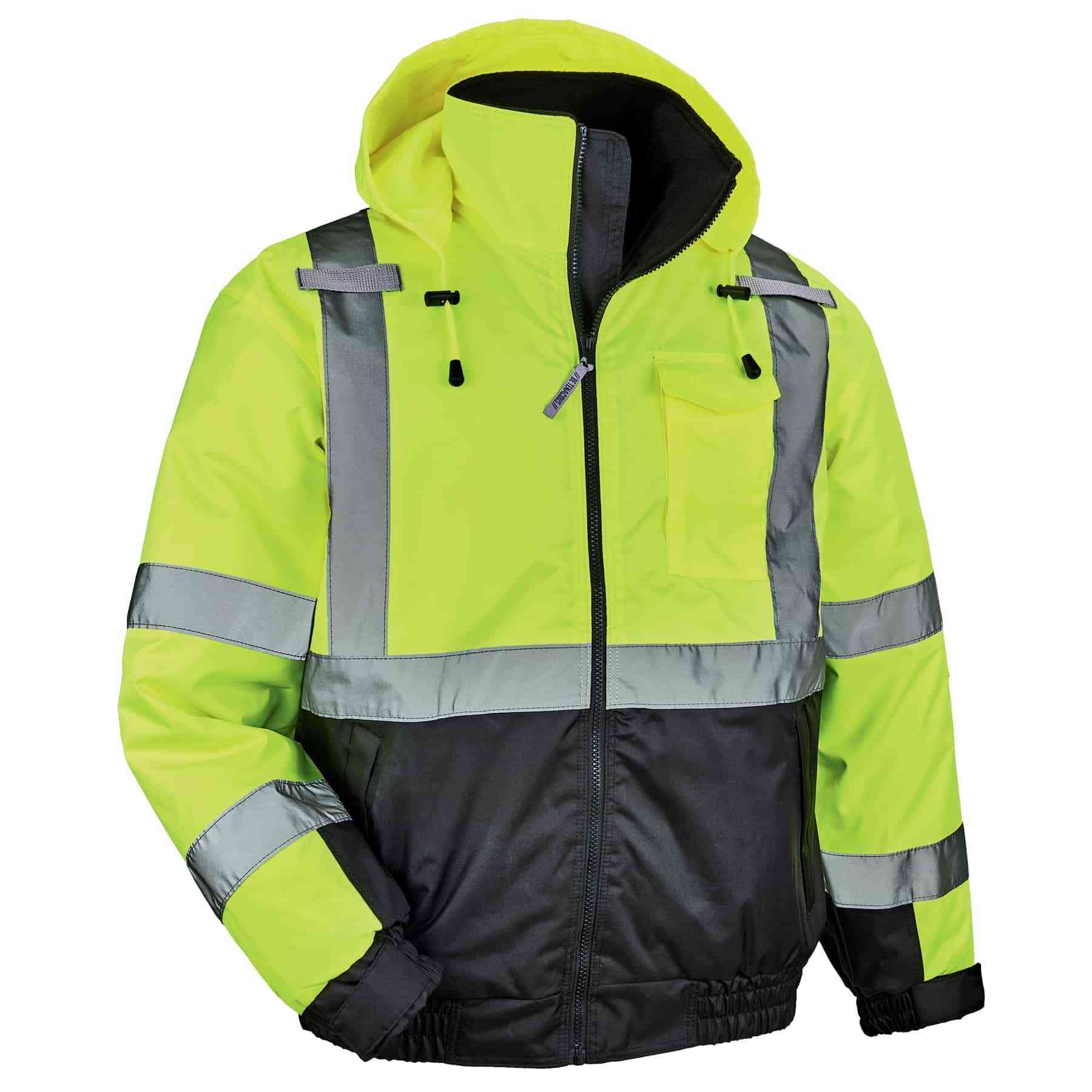 Type R Class 3 Hi-Vis Quilted Bomber Jacket - Hi-Vis Gear